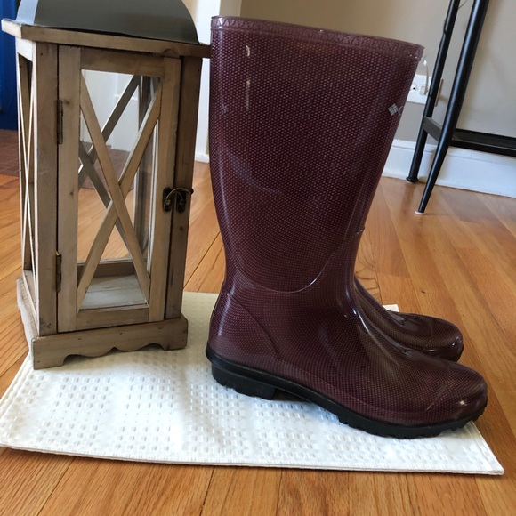 rain boots, purple - Picture 5 of 8